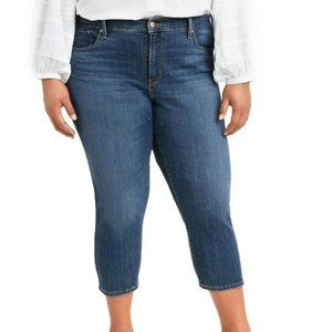 Levi’s Women's Plus Size 311 Shaping Skinny Capri Jeans